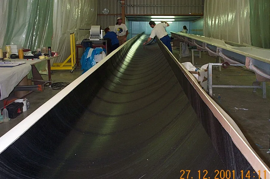 Fabrication Mât Aile Carbone